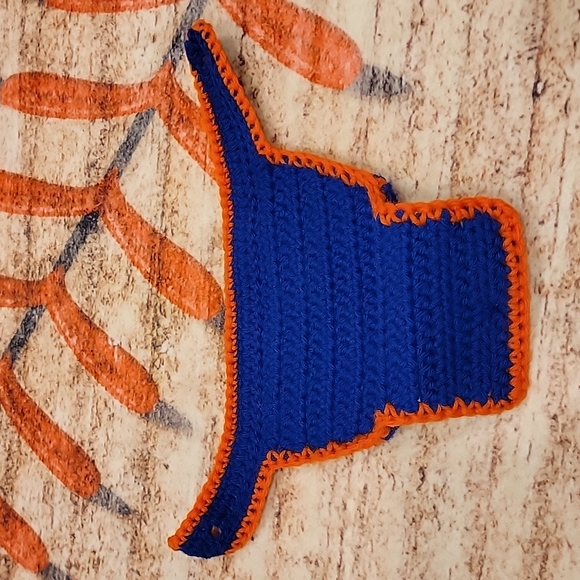 New york Mets knit hat and diaper cover for newborn pictures - Picture 9 of 10